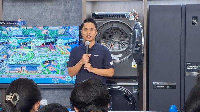 Anthony Ginting dalam meet and greet di Indonesia Masters 2025
