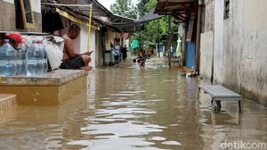Pemukiman di Bojonegoro Terendam, Imbas Bengawan Solo Meluap