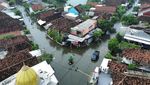 Foto Udara Banjir di Pasuruan