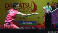 Yong/Seo rapatkan jarak 14-16. Fikri/Daniel lantas gaspol 20-14, kemudian sudahi gim pertama dengan 21-14.  