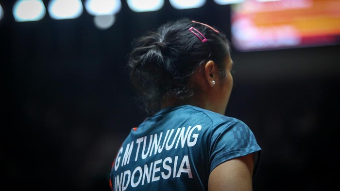 Gregoria Mariska Tunjung di babak pertama Indonesia Masters 2025