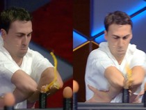 Semenit! Pria Ini Raih Rekor Dunia Pecahkan 52 Butir Telur Pakai Siku