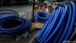 Hati-Hati! Ada Pengerjaan Kabel Fiber Optik di Tebet