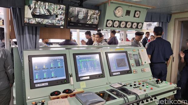 Japan Coast Guard memboyong Kapal Settsu ke RI. (Taufiq/detikcom)