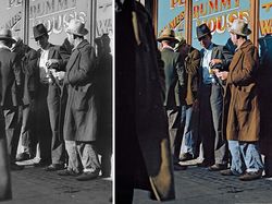 Ketika Foto Vintage Bersejarah Jadi Berwarna