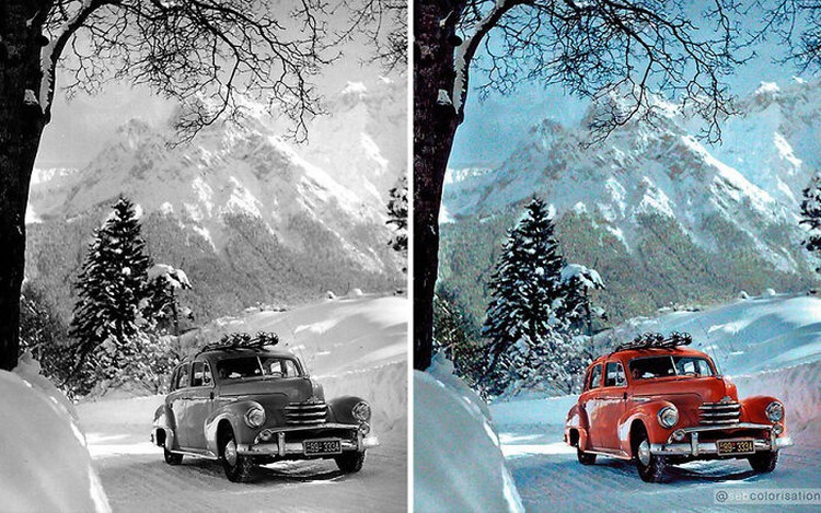 ketika Foto Vintage Bersejarah Diberi Warna