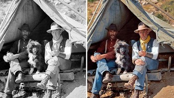 Al Anderson Dan Ot Huston, 1910. Foto: Boredpanda/Sebastien De Oliveira