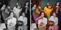 ketika Foto Vintage Bersejarah Diberi Warna