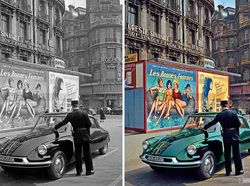 Ketika Foto Vintage Bersejarah Jadi Berwarna