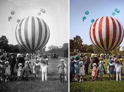 Ketika Foto Vintage Bersejarah Jadi Berwarna
