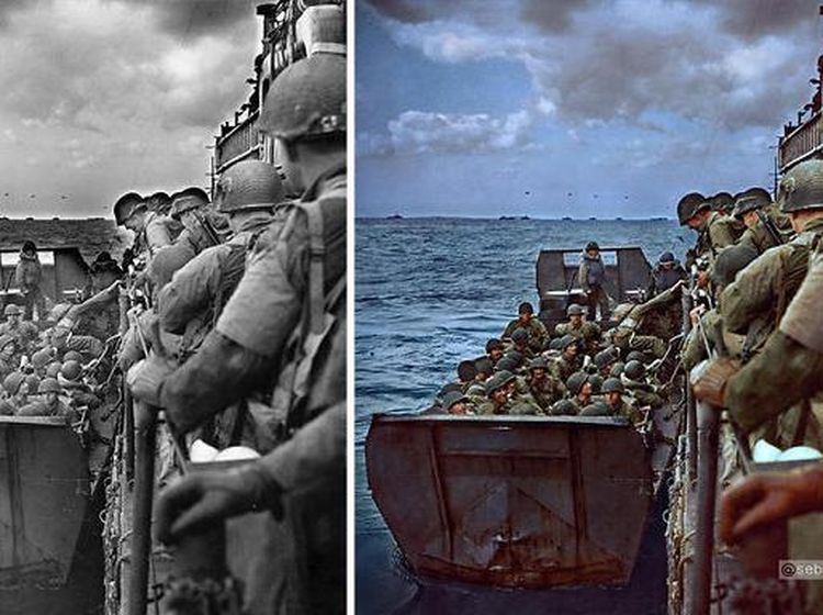 Ketika Foto Vintage Bersejarah Jadi Berwarna