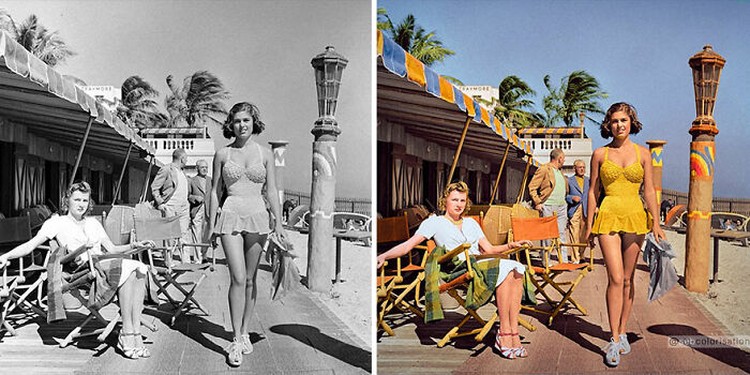 ketika Foto Vintage Bersejarah Diberi Warna