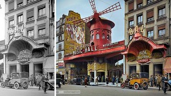 Moulin Rouge, Paris, 1925. Foto: Boredpanda/Sebastien De Oliveira