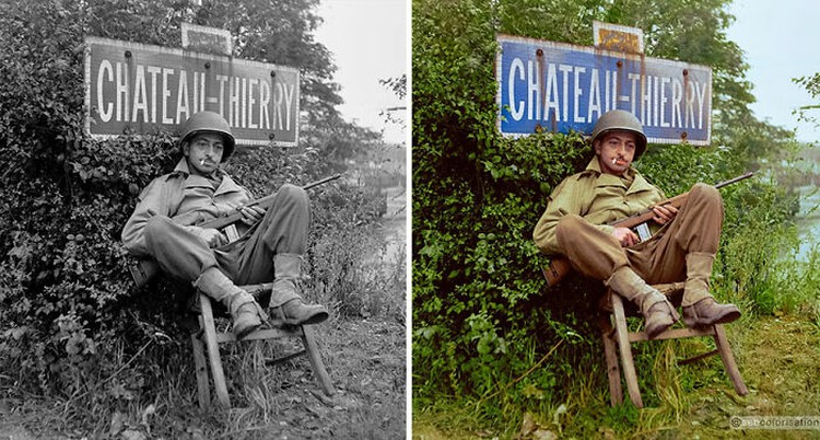 ketika Foto Vintage Bersejarah Diberi Warna