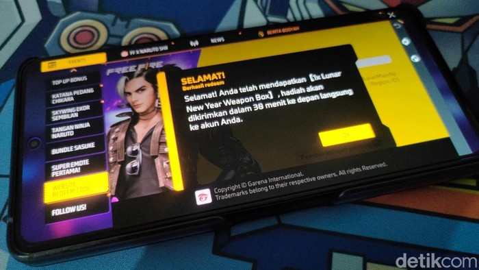 Kode redeem Free Fire (FF) terbaru udah rilis nih. Ada satu hadiah keren yang bisa dimiliki pemain.