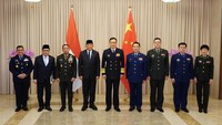 Sebelumnya, Menhan Sjafrie bertemu dengan Kepala Staf Gabungan Komisi Militer Pusat Republik Rakyat Tiongkok (Chief of Staff of Joint Staff Department of Central Military Commission of The RRC) Jenderal Liu Zhenli di kantor Kementerian Pertahanan, Jakarta, Jumat, 10 Januari 2025.    