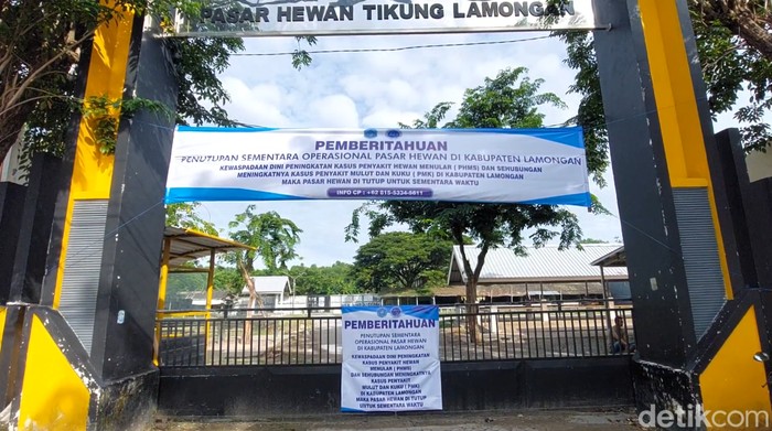 Pasar Hewan di Lamongan ditutup untuk minimalisir penyebaran PMK