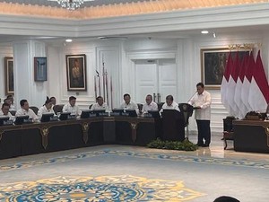 Prabowo Kumpulkan Menteri-Wamen di Sidang Kabinet Bahas Kinerja 100 Hari