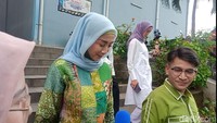 Alhamdulillah yang penting bisa menyebarkan kebaikan, kata Desy Ratnasari saat ditemui di Studio Trans TV, Tendean, Jakarta Selatan, Rabu (22/1/2025). Foto: Ahsan/detikhot