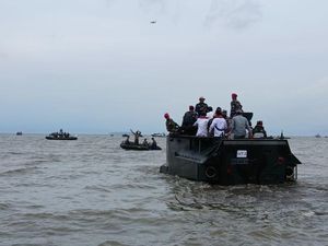 KSAL, Nusron, Trenggono hingga Titiek Cek Pembongkaran Pagar Laut di Tangerang