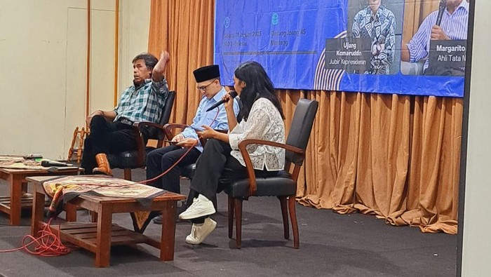 Seminar 100 Hari Kinerja Prabowo-Gibran yang digelar GPM-Nus.