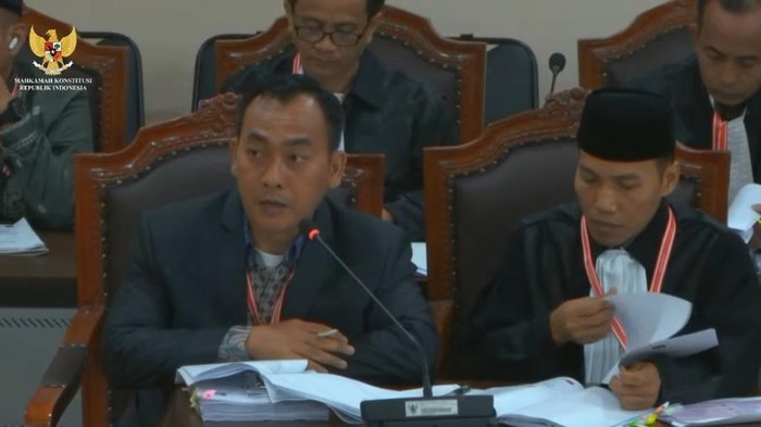 Sidang gugatan Pilkada Sumut di MK (dok. YouTube MK)