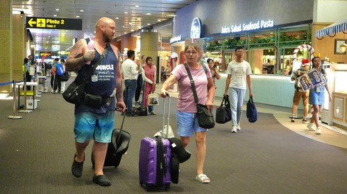 Suasana terminal Bandara I Gusti Ngurah Rai  (Dok Bandara I Gusti Ngurah Rai)