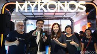 Kolaborasi ini ditandai dengan pembukaan toko pop-up pertama Mykonos di Transmart Kota Kasablanka, Jakarta, Rabu (22/1/2025).
