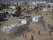 Truk Bantuan Kemanusiaan Masuk Gaza, Langsung Diserbu Warga