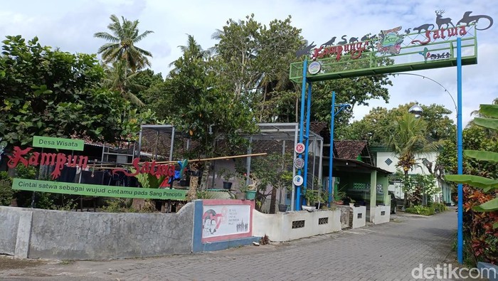 Penampakan Kampung Satwa di Sumberagung, Moyudan, Sleman, Rabu (22/1/2025).