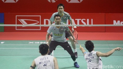 Ahsan/Hendra Terhenti di 16 Besar Indonesia Masters 2025