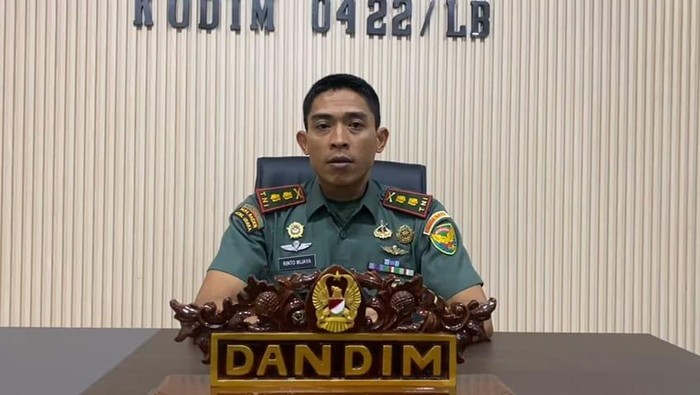 Dandim 0422 Lampung Barat Letkol Rinto Wijaya.