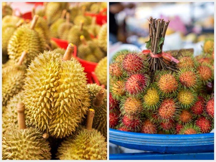 Durian dan rambutan