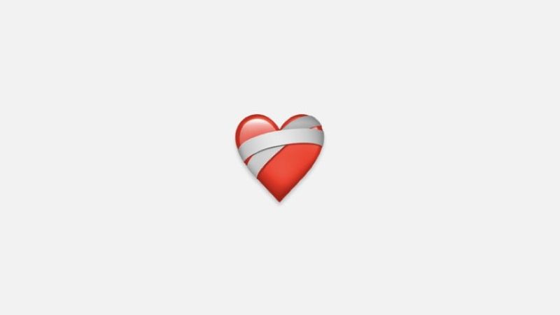 Ilustrasi emoticon love.