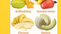 Bulan Juli, buah yang musim lebih beragam ada belimbing, jambu mete, melon dan pisang. Foto: Instagram @gen2bsa