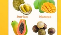 Oktober dirayakan dengan musim buah yang meriah karena ada durian, mangga, pepaya dan matoa. Foto: Instagram @gen2bsa