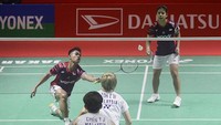 Jafar/Felisha kalah dengan 2 set langsung 21-24 dan 14-22.  