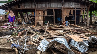 Kondisi Pascabencana Banjir Bandang di Grobogan