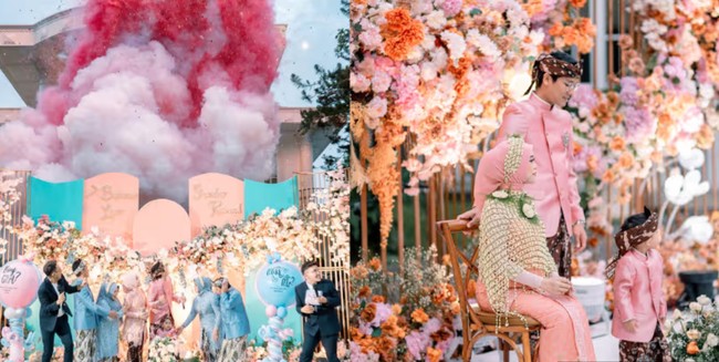 Beberapa waktu lalu Lesti Kejora juga menggelar acara gender reveal anak keduanya bersama Billar. Gender reveal itu digelar bersamaan dengan acara pengajian sekaligus siraman. Dari acara tersebut diketahu bahwa Lesti dan Billar akan segera memiliki anak perempuan. Foto: Instagram/@lestikejora