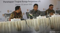 Besarannya sama dengan periode sebelumnya untuk bank umum simpanan rupiah, bank umum simpanan valas dan Bank Perekonomian Rakyat (BPR) simpanan rupiah.