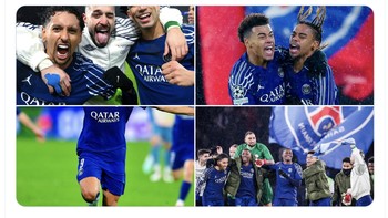 Sungguh malam yang menakjubkan buat PSG. Foto: X.com