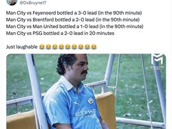 Meme City Dihabisi PSG, Guardiola Pusing