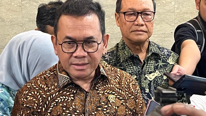 Mendang Budi Santoso dalam peluncuran International Furniture and Craft Fair Indonesia (IFFINA) 2025, di Kementerian Perdagangan, Kamis (23/1/2025).