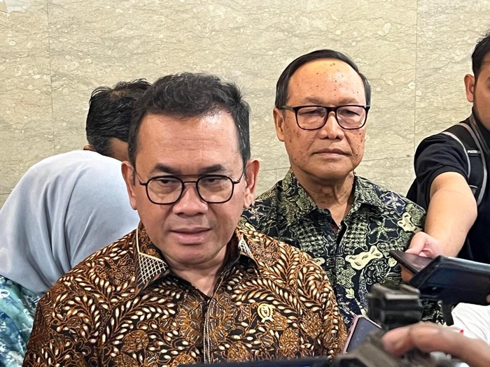 Mendang Budi Santoso dalam peluncuran International Furniture and Craft Fair Indonesia (IFFINA) 2025, di Kementerian Perdagangan, Kamis (23/1/2025).