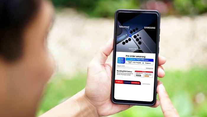Telkomsel menghadirkan Paket BundlingMax Samsung Galaxy S25 series.