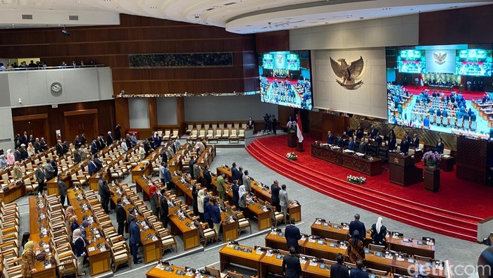 Paripurna DPR RI, Kamis (23/1/2025). (Dwi Rahmawati/detikcom).