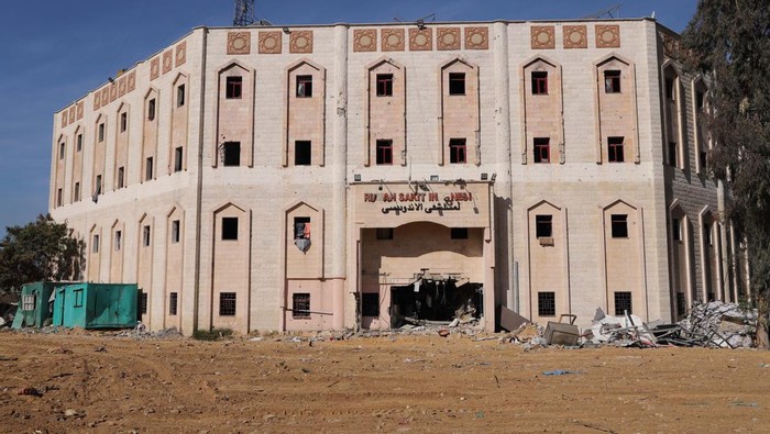  A view of destruction at Indonesia Hospital following the Gaza ceasefire, in Beit Lahia, northern Gaza on January 21, 2025. After the ceasefire in Gaza came into effect following the agreement between Hamas and Israel, Palestinians began returning to their homes. Those returning to the northern Gaza were met with extensive destruction and rubble left behind by Israeli army's attacks. Khalil Ramzi Alkahlut / AnadoluNo Use USA No use UK No use Canada No use France No use Japan No use Italy No use Australia No use Spain No use Belgium No use Korea No use South Africa No use Hong Kong No use New Zealand No use Turkey