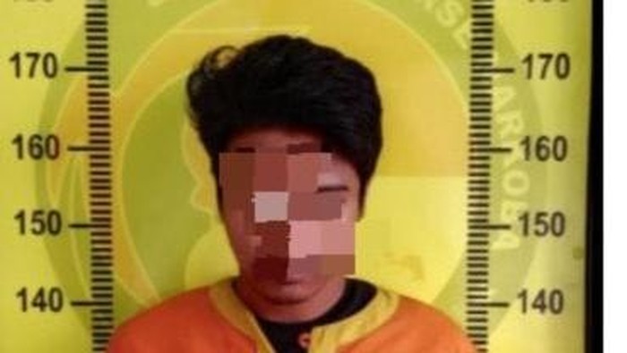 Pengedar pil koplo di Lamongan saat ditangkap