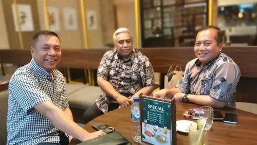 Pertemuan Aji Man dan Lalu Iqbal didampingi Abdul Rauf, di Kota Mataram, NTB, Kamis, (23/1/2025). (Dok. Pribadi Abdul Rauf)