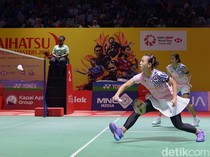 Potret Ana/Tiwi Menang Mudah Lawan Polandia, Melangkah ke Perempat Final